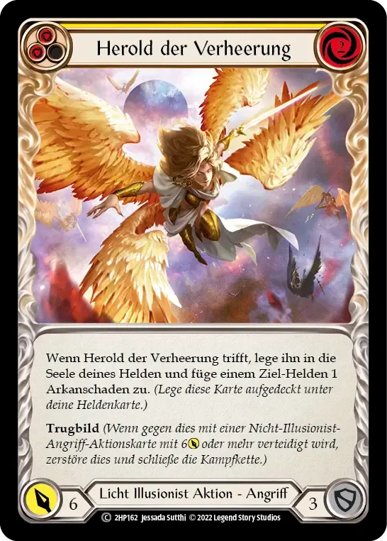 Herald of Ravages (Yellow) from History Pack 2 - Black Label - Flesh and Blood