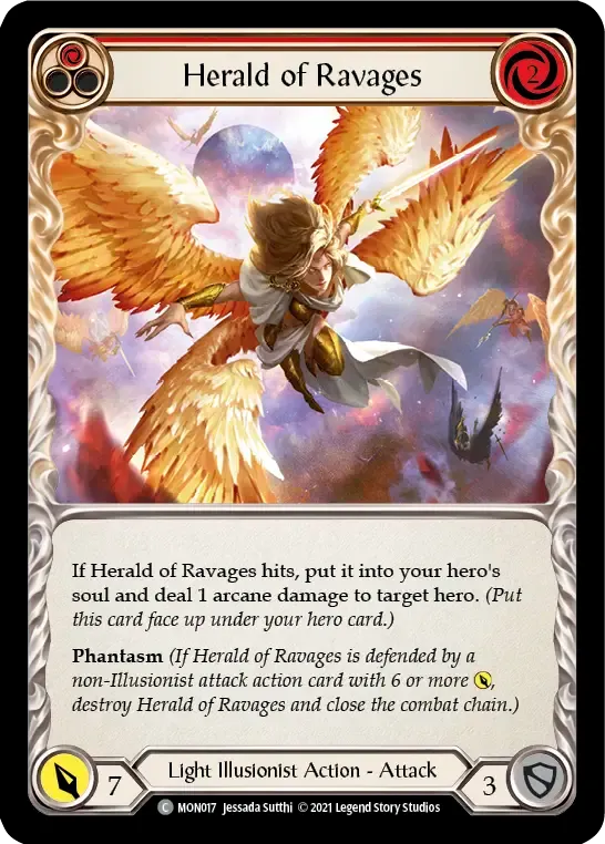 Herald of Ravages (Red) — Monarch — Flesh and Blood