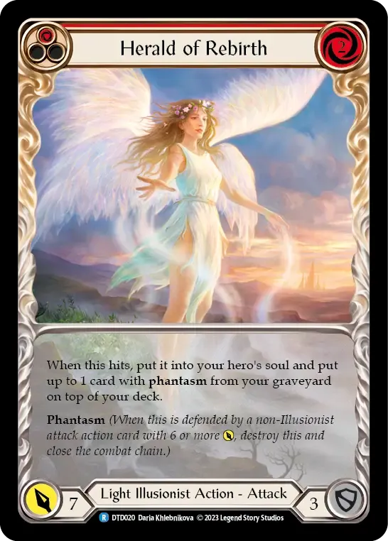 Herald of Rebirth (Red) — Dusk till Dawn — Flesh and Blood