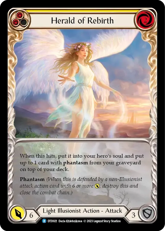 Herald of Rebirth (Yellow) — Dusk till Dawn — Flesh and Blood