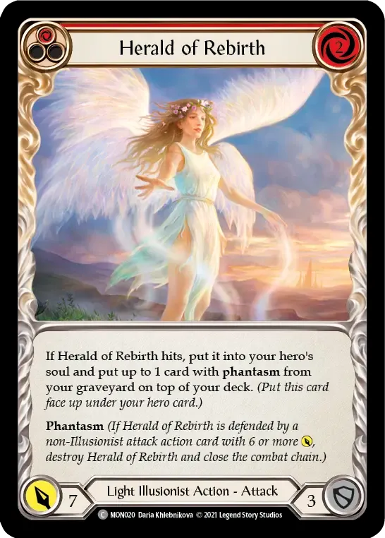 Herald of Rebirth (Red) — Monarch — Flesh and Blood