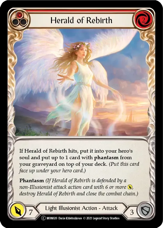 Herald of Rebirth (Red) — Monarch - Unlimited — Flesh and Blood