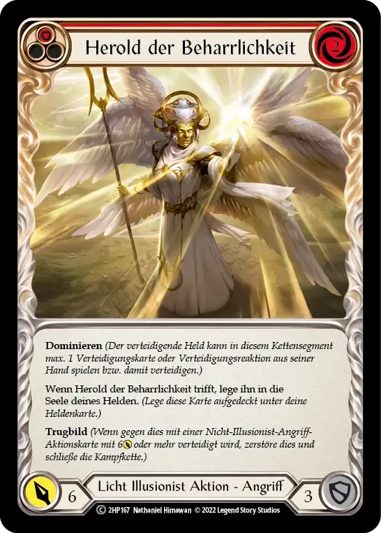Herald of Tenacity (Red) — History Pack 2 - Black Label — Flesh and Blood