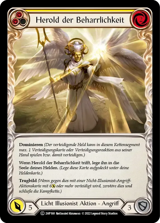 Herald of Tenacity (Yellow) — History Pack 2 - Black Label — Flesh and Blood
