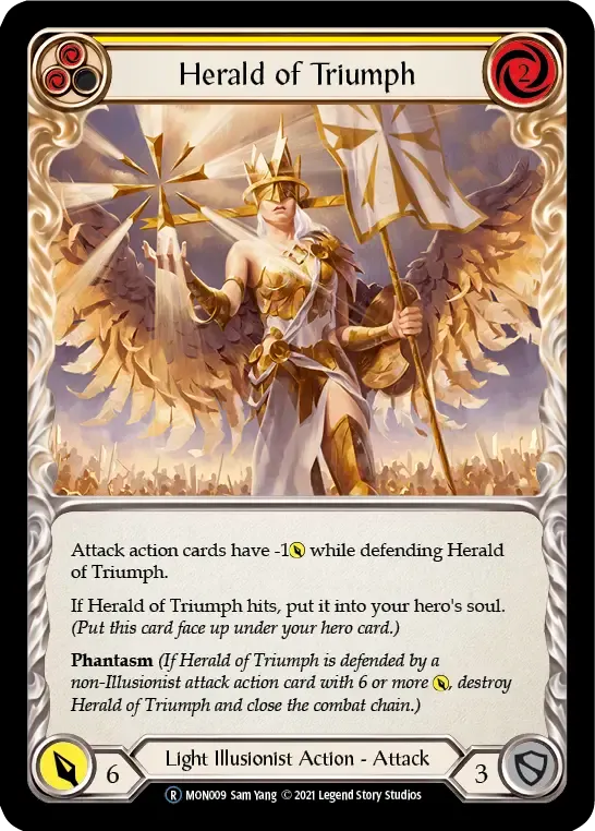 Herald of Triumph (Yellow) from Monarch - Unlimited - Flesh and Blood