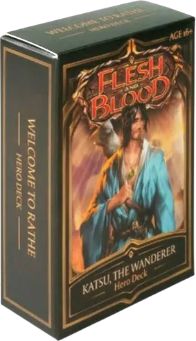 Hero Deck Welcome to Rathe - Katsu, the Wanderer — Katsu, the Wanderer - Hero Deck — Flesh and Blood