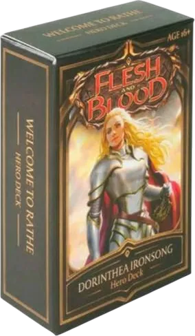 Hero Deck Welcome to Rathe - Dorinthea 1st Edition — Dorinthea Ironsong - Hero Deck — Flesh and Blood