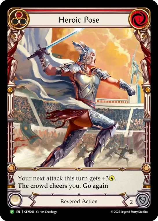 Heroic Pose — GEM - Pack 3 — Flesh and Blood