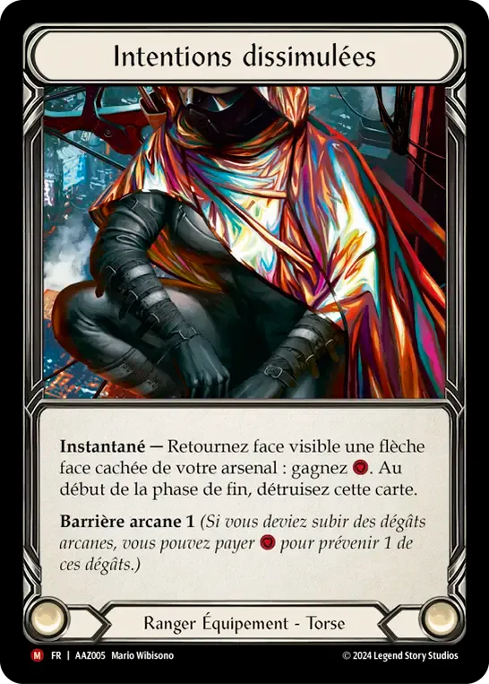 Intentions dissimulées — Armory Deck - Azalea, Ace in the Hole — Flesh and Blood