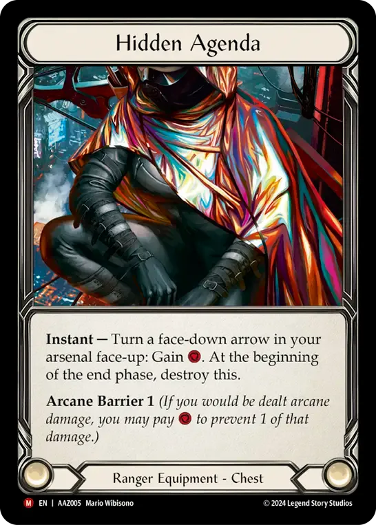Hidden Agenda — Armory Deck - Azalea, Ace in the Hole — Flesh and Blood