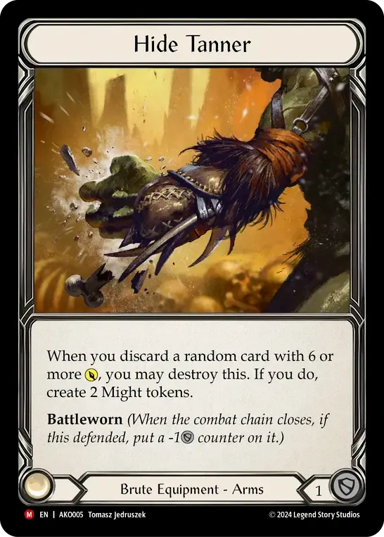 Hide Tanner — Armory Deck - Kayo, Armed and Dangerous — Flesh and Blood