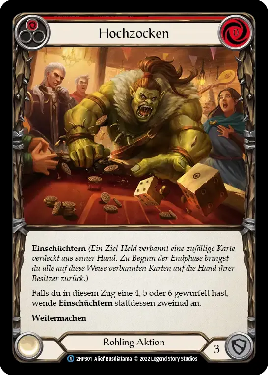 High Roller (Red) — History Pack 2 - Black Label — Flesh and Blood