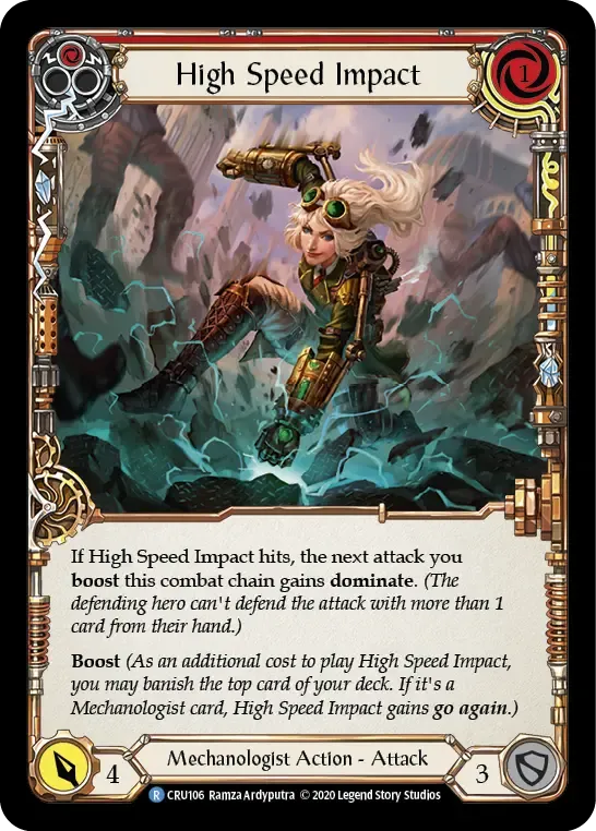 High Speed Impact (Red) — Crucible of War — Flesh and Blood