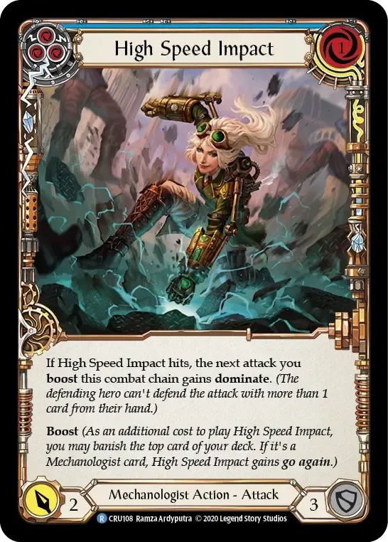 High Speed Impact (Blue) from Crucible of War - Flesh and Blood