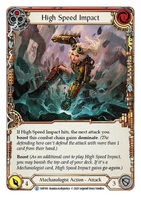 High Speed Impact (Red) — History Pack 1 — Flesh and Blood