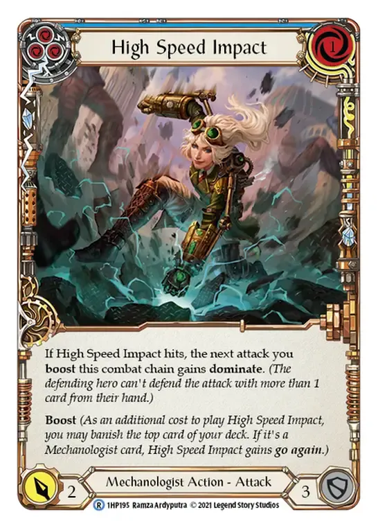 High Speed Impact (Blue) from History Pack 1 - Flesh and Blood