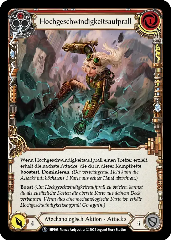 High Speed Impact (Red) — History Pack 1 - Black Label — Flesh and Blood