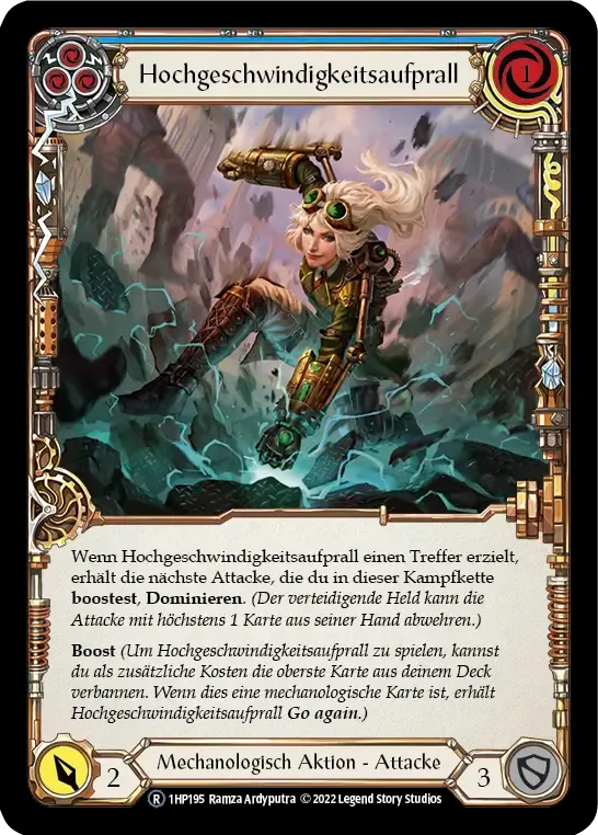 High Speed Impact (Blue) — History Pack 1 - Black Label — Flesh and Blood