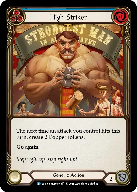 High Striker (Blue) from Everfest - Flesh and Blood