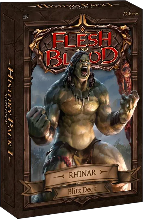History Pack 1 Blitz Deck - Rhinar — Rhinar - Blitz Deck — Flesh and Blood