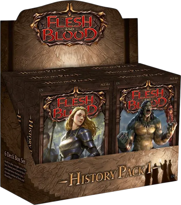 Display de decks Blitz History Pack 1 — History Pack 1 — Flesh and Blood