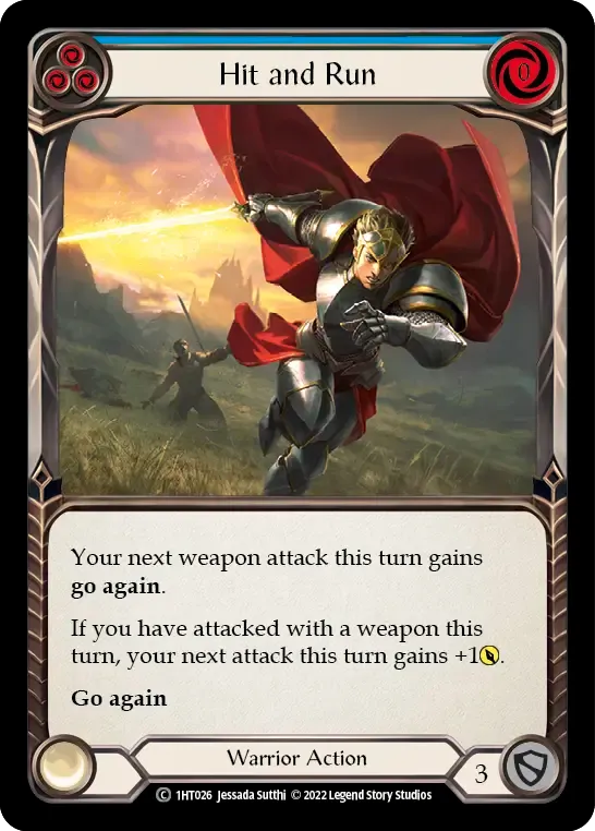 Hit and Run (Blue) — Dorinthea - Blitz Deck — Flesh and Blood