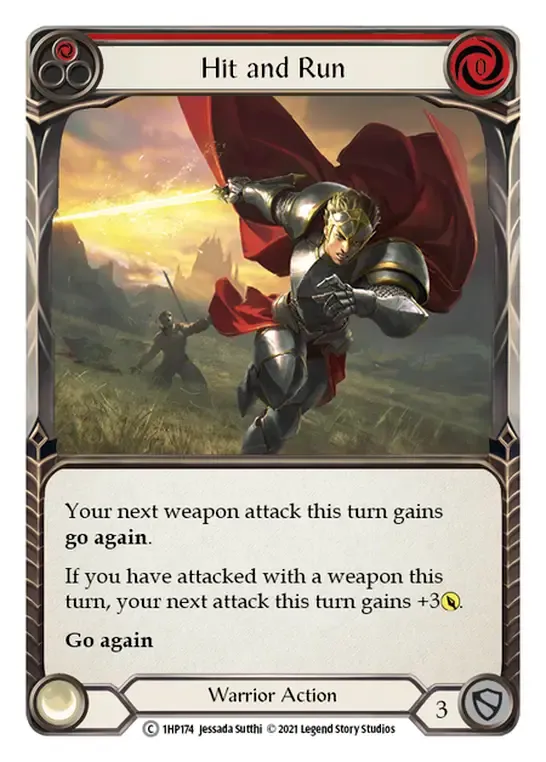 Hit and Run (Red) — History Pack 1 — Flesh and Blood