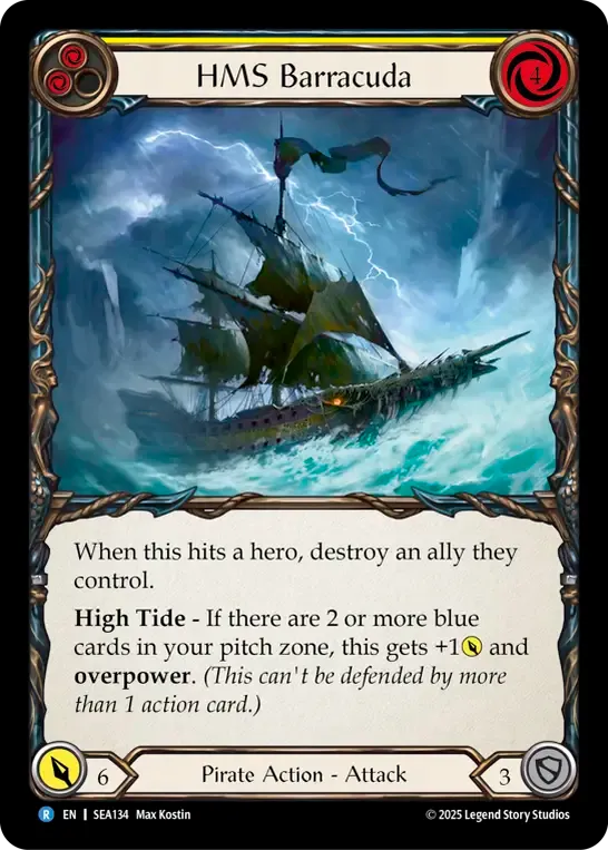 HMS Barracuda — High Seas — Flesh and Blood