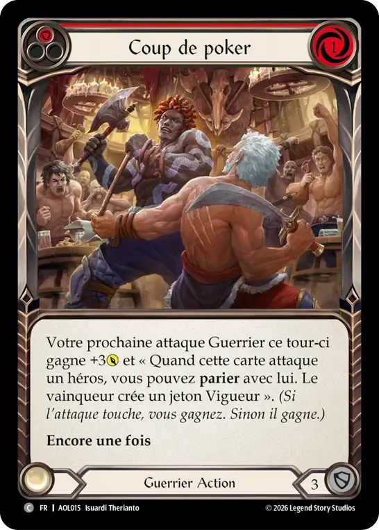Coup de poker — Armory Deck - Olympia, Prized Fighter — Flesh and Blood