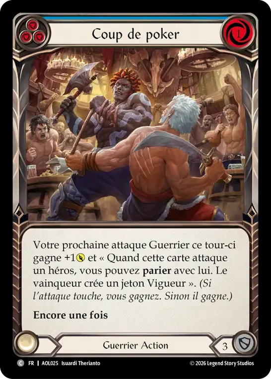 Coup de poker — Armory Deck - Olympia, Prized Fighter — Flesh and Blood