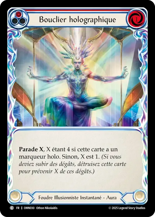 Bouclier holographique — Omens of the Third Age — Flesh and Blood