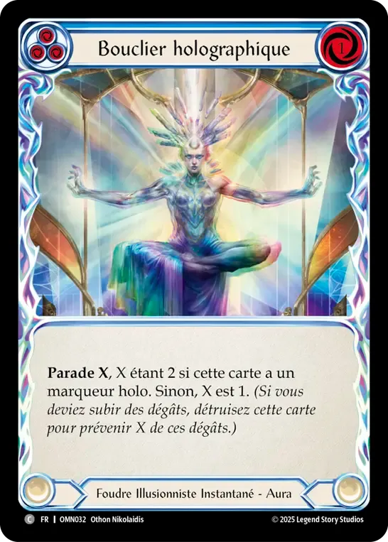 Bouclier holographique — Omens of the Third Age — Flesh and Blood