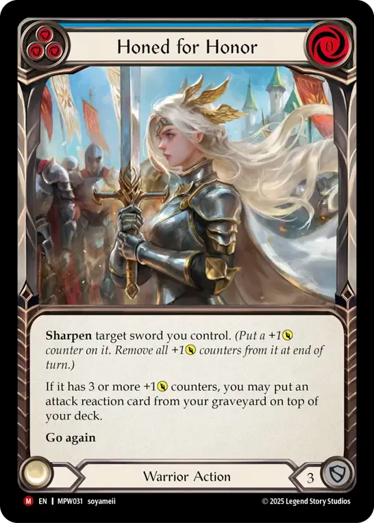 Honed for Honor — Mastery Pack Warrior — Flesh and Blood