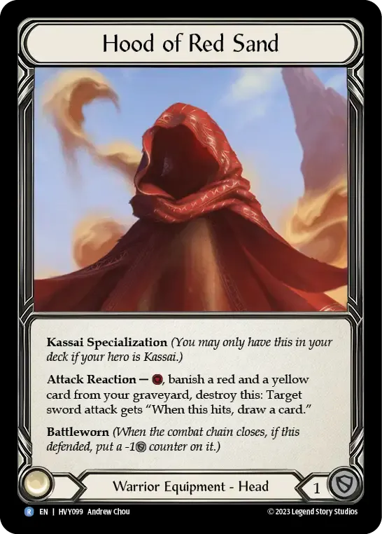 Hood of Red Sand — Heavy Hitters — Flesh and Blood