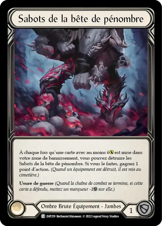 Sabots de la bête de pénombre — History Pack 2 - Black Label — Flesh and Blood