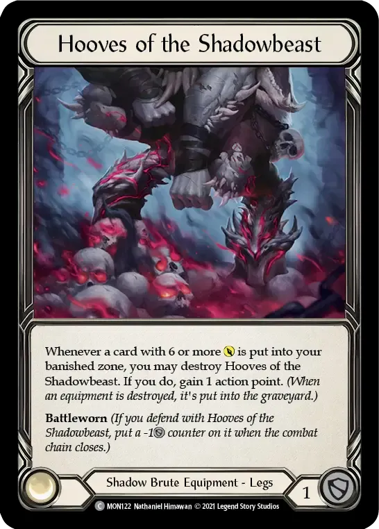 Hooves of the Shadowbeast from Monarch - Flesh and Blood