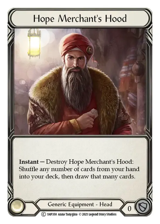 Hope Merchant's Hood from History Pack 1 - Flesh and Blood