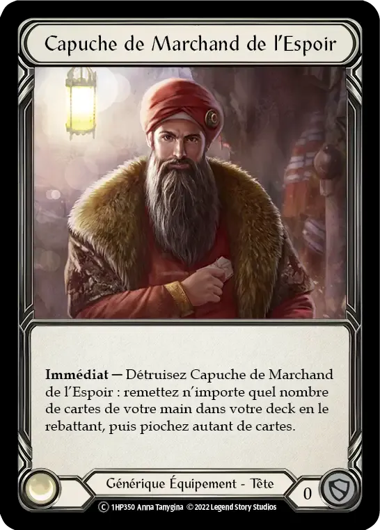Capuche de Marchand de l'Espoir from History Pack 1 - Black Label - Flesh and Blood