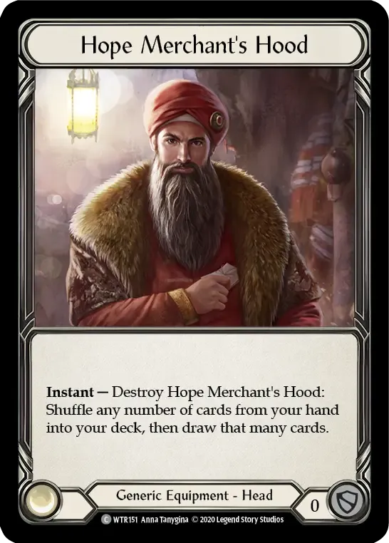 Hope Merchant's Hood from Welcome to Rathe - Unlimited - Flesh and Blood