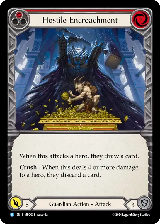 Empiètement hostile — Mastery Pack Guardian — Flesh and Blood