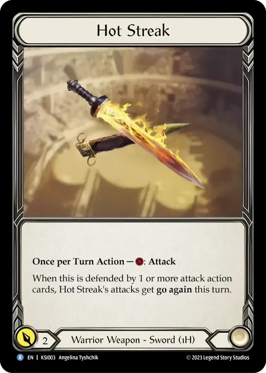 Hot Streak — Kassai - Heavy Hitters Blitz Deck — Flesh and Blood