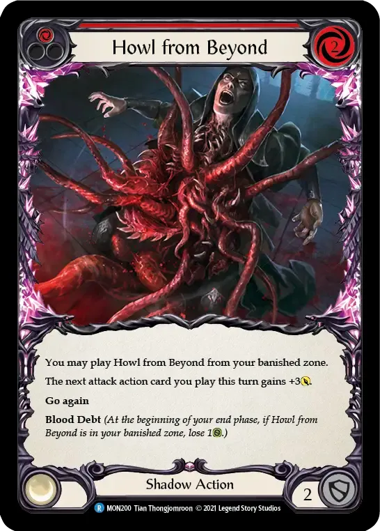 Howl from Beyond (Red) — Monarch — Flesh and Blood
