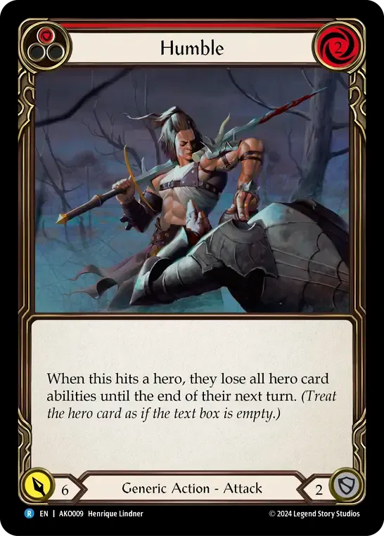 Humilier — Armory Deck - Kayo, Armed and Dangerous — Flesh and Blood