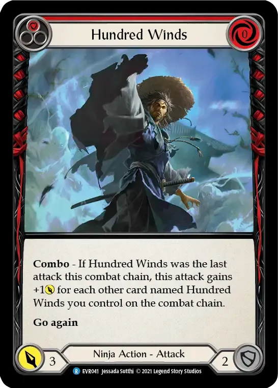 Hundred Winds (Red) — Everfest — Flesh and Blood