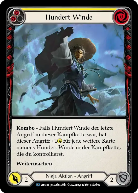 Hundred Winds (Yellow) — History Pack 2 - Black Label — Flesh and Blood