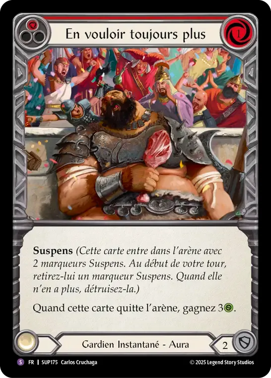 En vouloir toujours plus — Super Slam — Flesh and Blood
