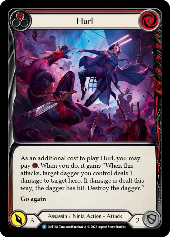 Hurl (Red) — Outsiders — Flesh and Blood