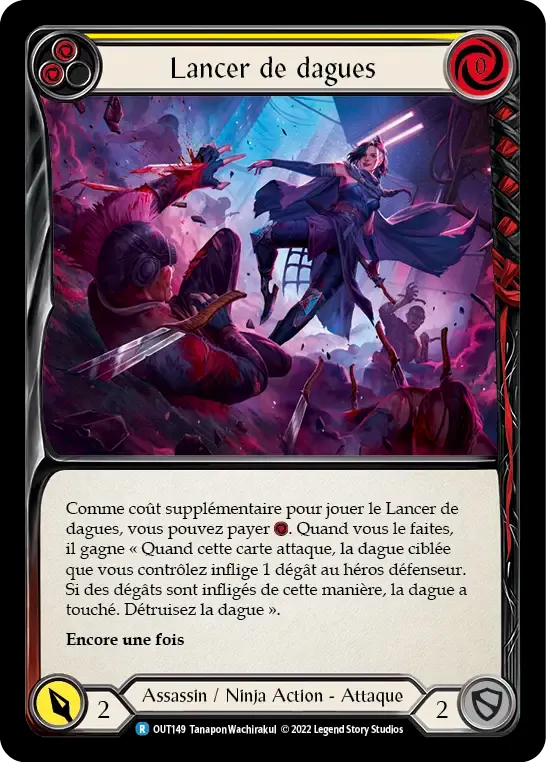 Lancer de dagues — Outsiders — Flesh and Blood
