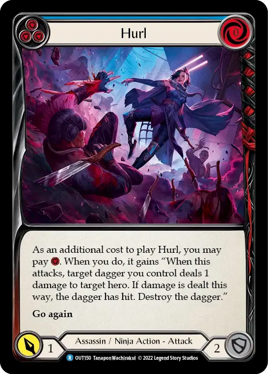 Hurl (Blue) from Outsiders - Flesh and Blood