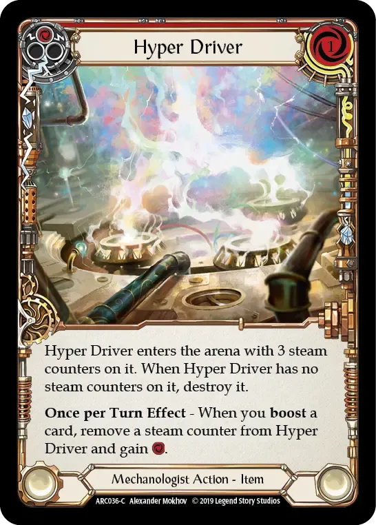 Hyper Driver (Red) — Arcane Rising — Flesh and Blood